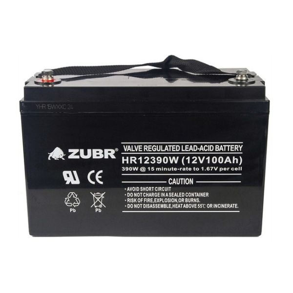 Аккумулятор для ИБП ZUBR HR12390W 12 В 110 Ач